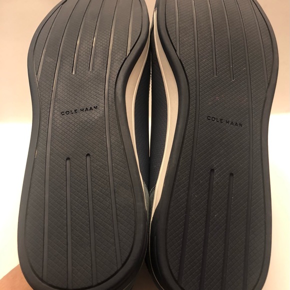 Cole Haan Blue Leather & Suede Shoes, Size 15 W, Excellent preowned condition - Picture 5 of 8